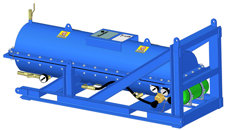 Long-term rotor storage containers